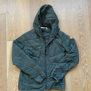 Fjallraven Keb padded insulated hoodie in S, deep forest
